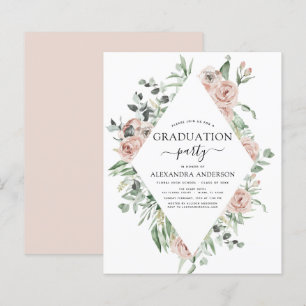 Papier Graduation Budget 2022 Dusty rose Floral