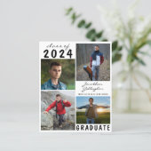 Papier Graduation budgétaire 5 Faire-part photo (Debout devant)