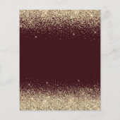 Papier Graduation budgétaire Bourgogne Gold Class de 2022 (Dos)