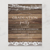 Papier Graduation budgétaire Rustic Farmhouse 2023 (Devant)