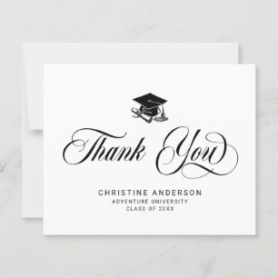 Papier Graduation du budget Black Grad Casquette Merci