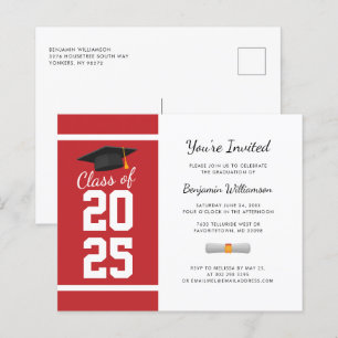 Papier Graduation Party 2025 Modern Simple Invitation
