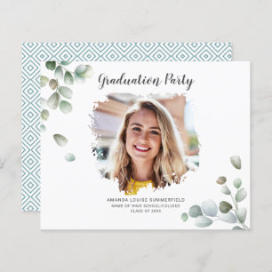 Papier Graduation Photo Class of 2024 Party Invitation