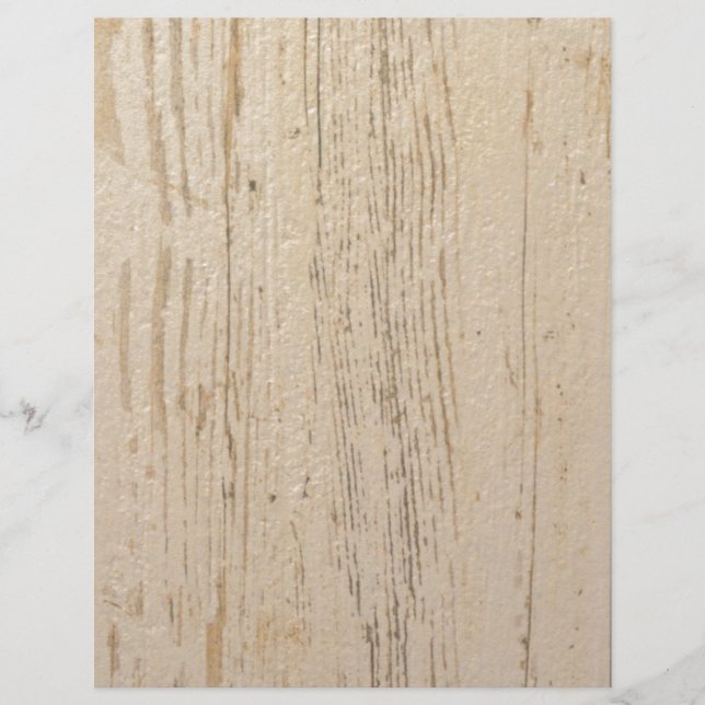Papier Grains de bois texturés blancs blanchis (Devant)