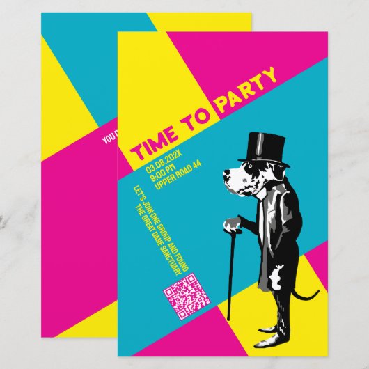 Papier Grand Danois "Mister Dandy" (Devant / Derrière)