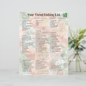 Papier Graphique en aquarelle florale tropicale Tangérine (Debout devant)