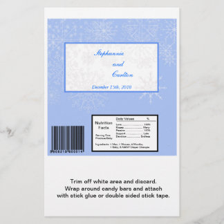 Papier Gratte-bar Hershey, Mariage de flocon de neige