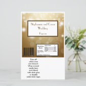 Papier Gratte-bar Hershey's Christmas Copper Blur (Debout devant)