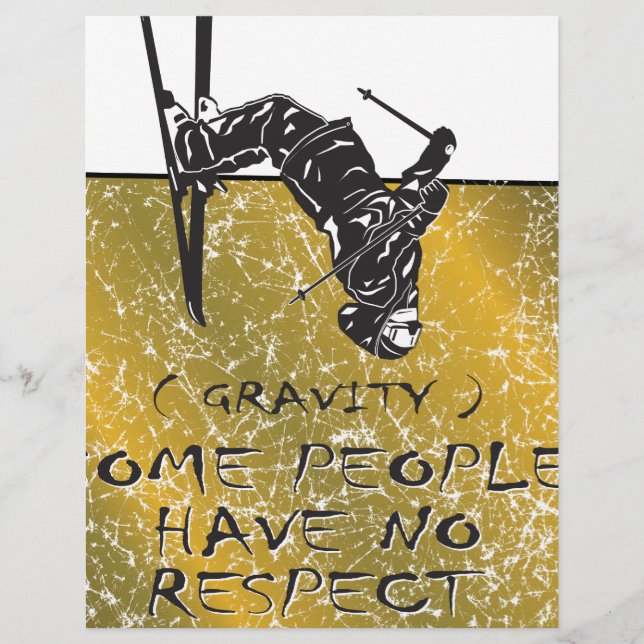 Papier Gravity Skier (Devant)