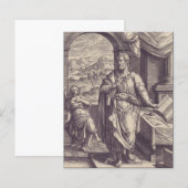 Papier Gravure de Saint Matthieu, Inspiration Divine (Devant / Derrière)
