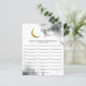 Papier Gray Moon Baby Nom Douche Jeu (Debout devant)