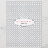 Papier Gray & Rose Bribs Libs Jeu (Dos)