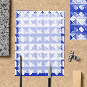 Papier Grec Meander Carré Motif