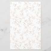 Papier Green & Gold Baby shower jeu Plus ou moins? (Dos)