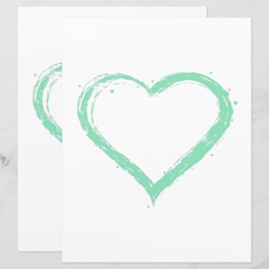 Papier Green Heart Essential (Devant / Derrière)