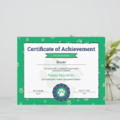 Papier Green Puppy Program Pet Obedience School Pré Puppy (Debout devant)