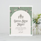 Papier Green Western Devinez combien de signes (Debout devant)