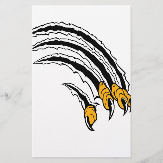 Papier Griffes d'oiseau (Devant)