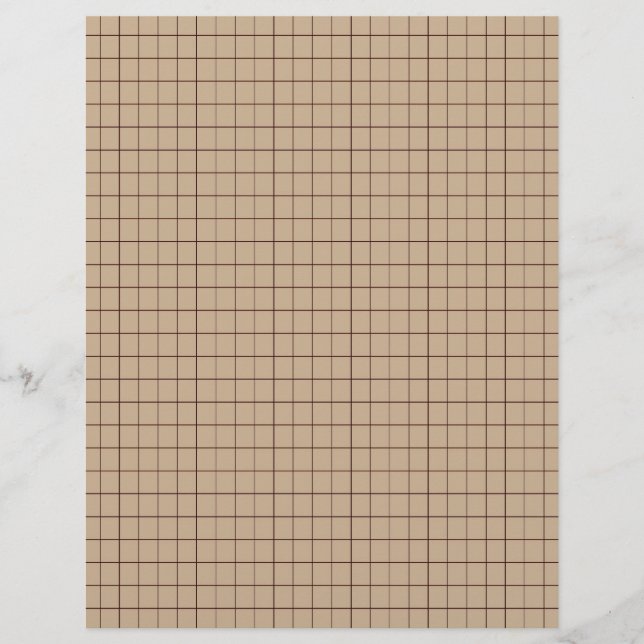 Papier Grille graphique 0332879 Brown (Devant)