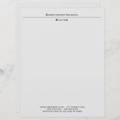 Papier Gris clair professionnel Simple clair (Devant / Derrière)