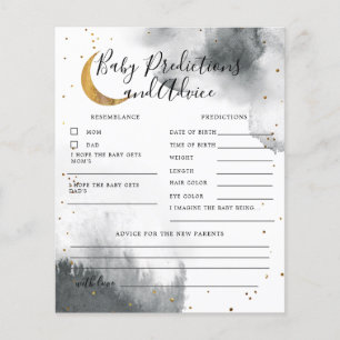 Papier Gris sur la lune Prédictions et conseils pour bébé