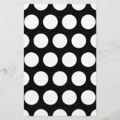 Papier Gros Pois noirs et blancs (Dos)