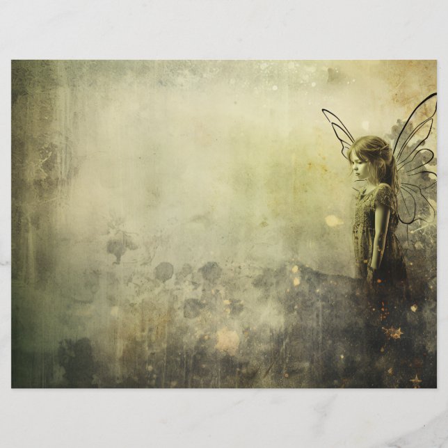 Papier Grunge Fairy (Dos)