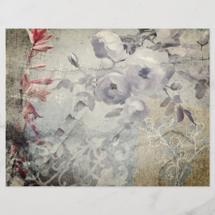 Papier Grunge rose brun et gris