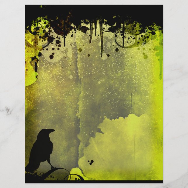 Papier Grunge Urban Crow (Devant)