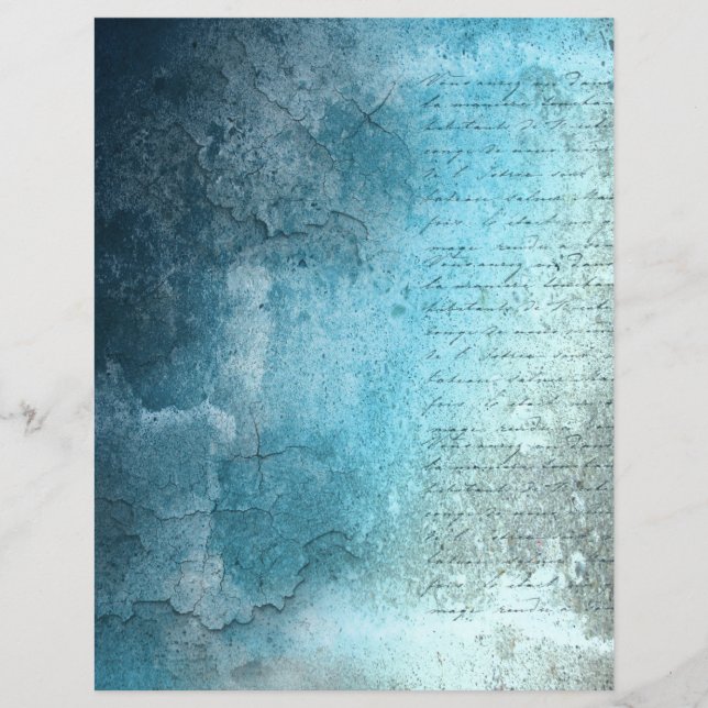 Papier Grunge vintage et calligraphie (Devant)