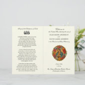 Papier Guadalupe Catholic Wedding Mass Program (Debout devant)
