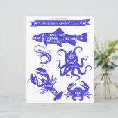 Papier Guide cuisine : Bouchers Cuisines de fruits de mer (Debout devant)