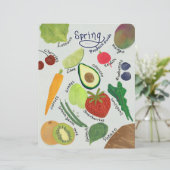 Papier Guide de produits de printemps (Debout devant)