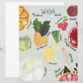 Papier Guide de produits d'hiver (Devant / Derrière)