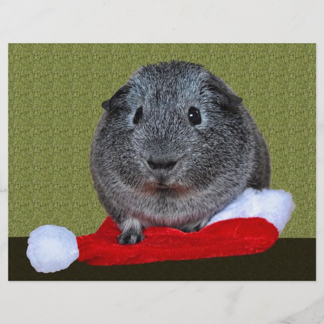 Papier Guinea Pig Christmas (Devant)