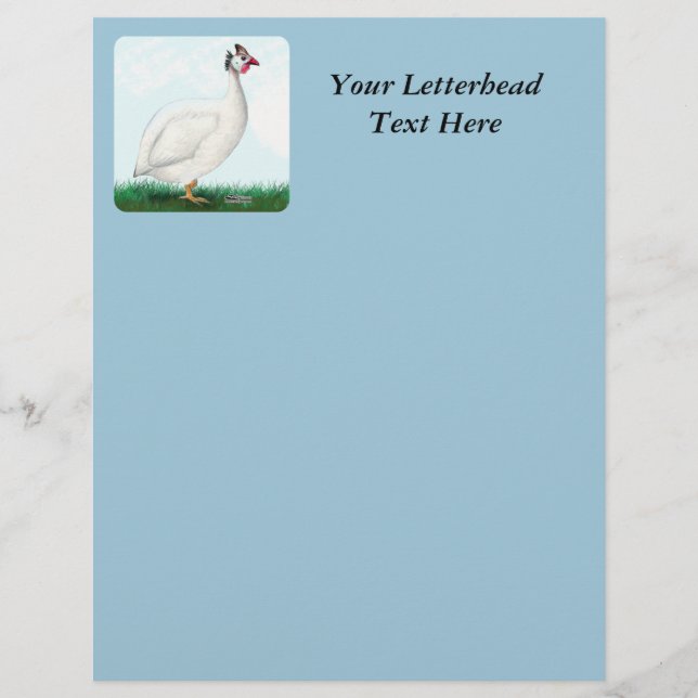 Papier Guinée blanche (Devant)