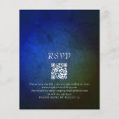 Papier Guirlande de lumières à petit budget QR Bleu Vert  (Dos)