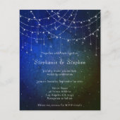 Papier Guirlande de lumières à petit budget QR Bleu Vert  (Devant)