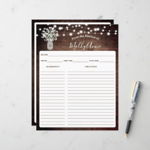 Papier Guirlande de lumières en pot avec Baby's Breath ru