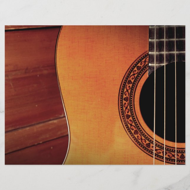 Papier Guitare acoustique (Devant)