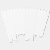 Papier gunstbox, Popcorn 3.75x3.5x7.5 Bedankdoosjes (Ongevouwen)