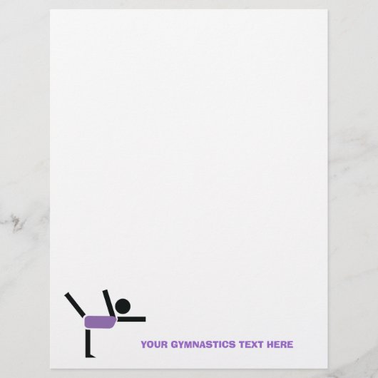 Papier Gymnastique, gymnastique (Devant)