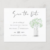 Papier Gypsophila Babys Respire Simple Mariage Dates de s (Devant)