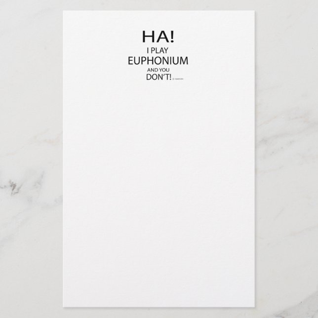 Papier Ha Euphonium (Devant)