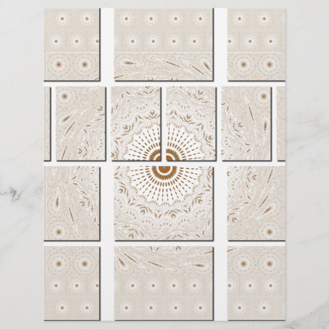 Papier Hakuna Matata Floral Mur tuiles (Devant)