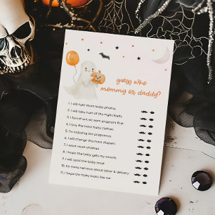 Papier Hallowee Little Boo Devine Who maman ou papa jeu