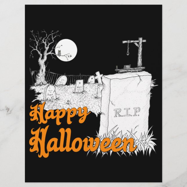 Papier Halloween (Devant)