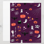 Papier Halloween (Devant / Derrière)