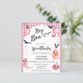 Papier Halloween Anniversaire Fête Enfants Hey Boo Fantôm (Debout devant)