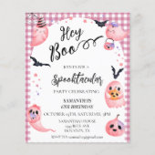 Papier Halloween Anniversaire Fête Enfants Hey Boo Fantôm (Devant)